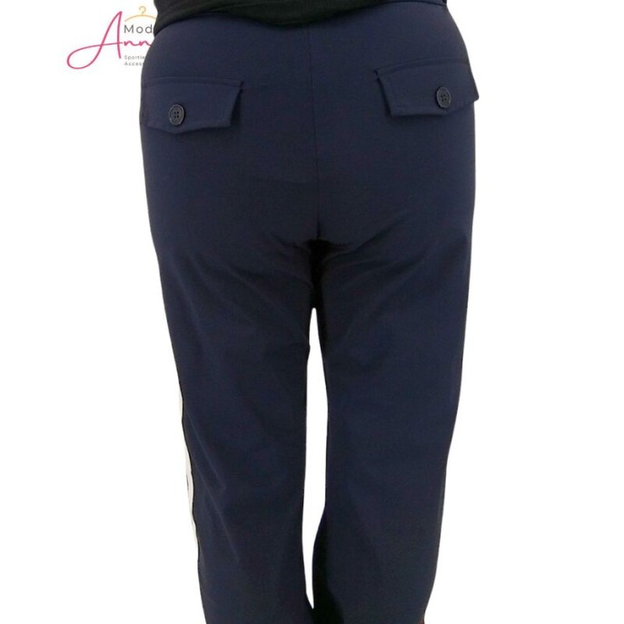 Mi Piace Broek tape Donker blauw